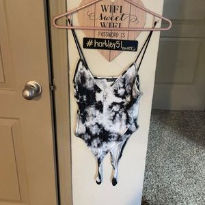 Tie dye body suit